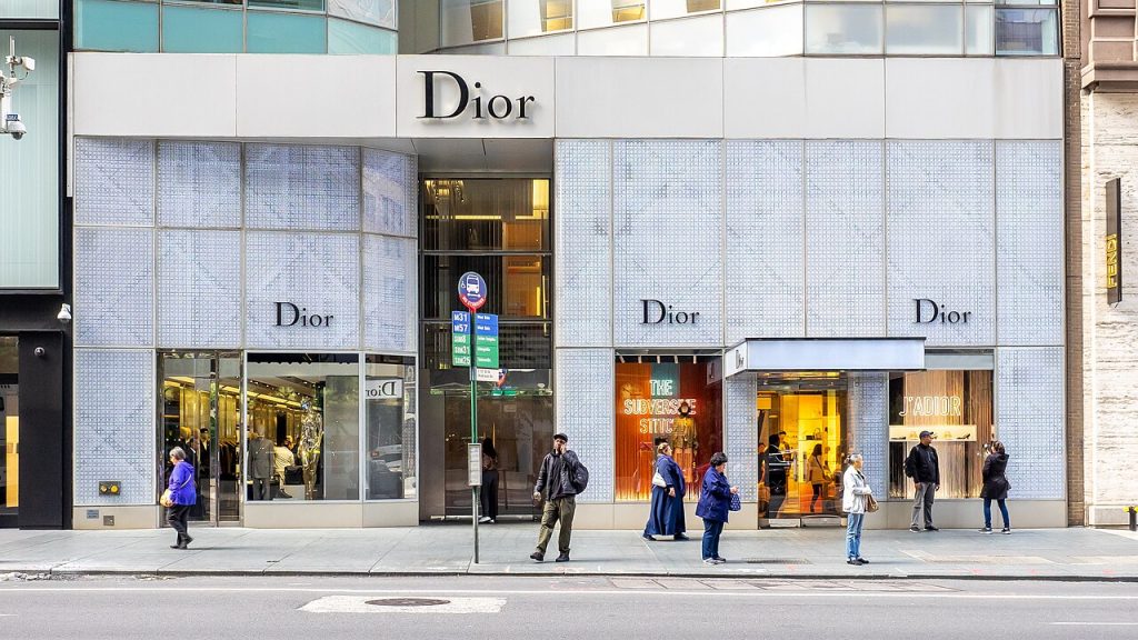 il negozio di Dior a New York