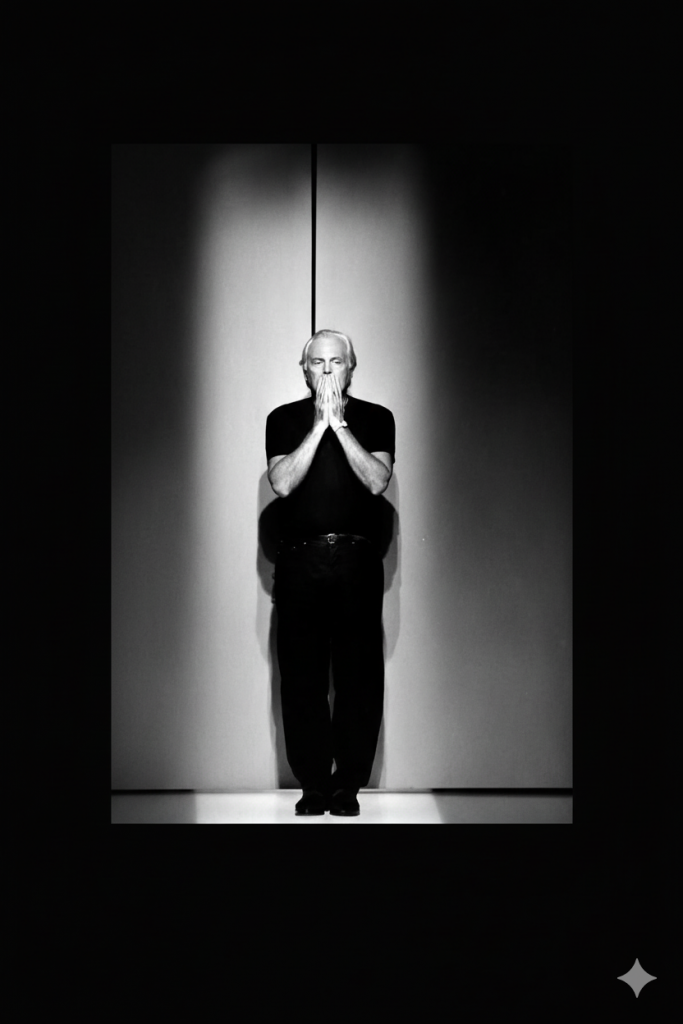 addio giorgio armani